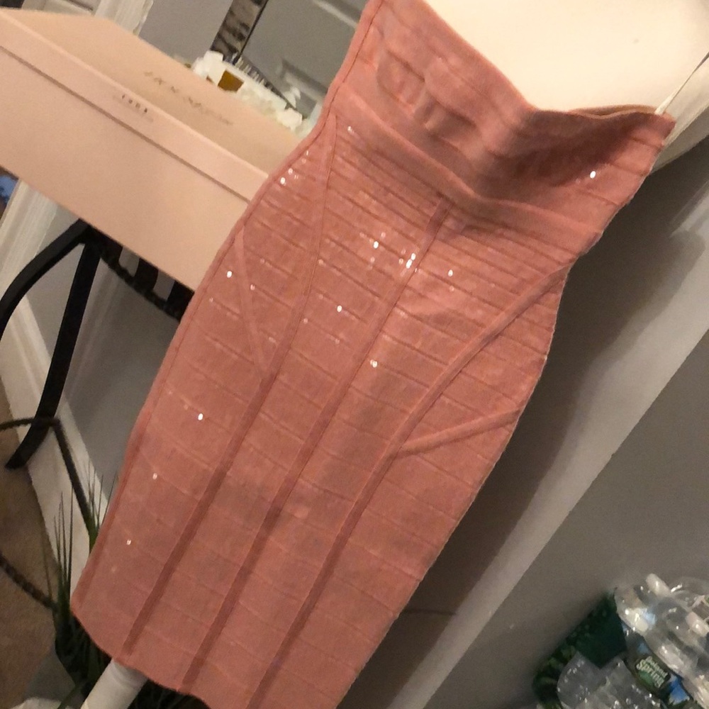 Herve Leger Sequin Dress